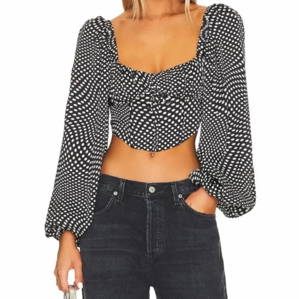 Kat Top in polka dot
FOR LOVE & LEMONS